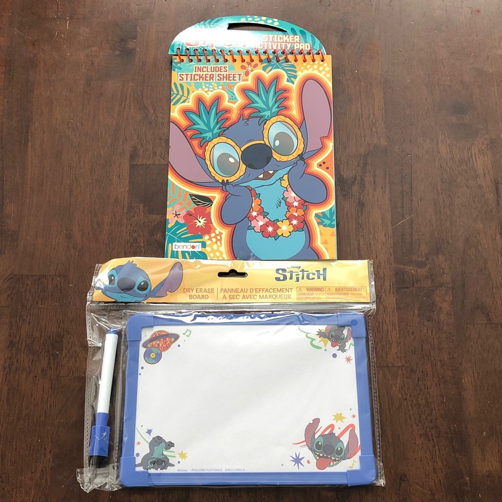 🎃 Disney Stitch Dry Erase Board and Sticker Activity Pad